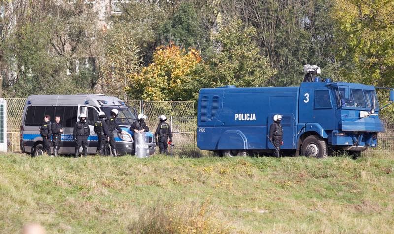 Football. III Liga Slasko Opolska. Szombierki Bytom - Polonia Bytom. 25.10.2014