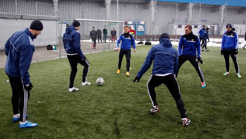 Football. Piast Gliwice. Training. 03.03.2015