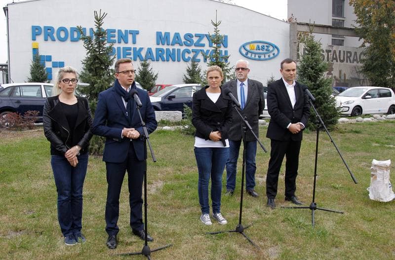 Barbara Nowacka. Press Conference. 08.10.2015