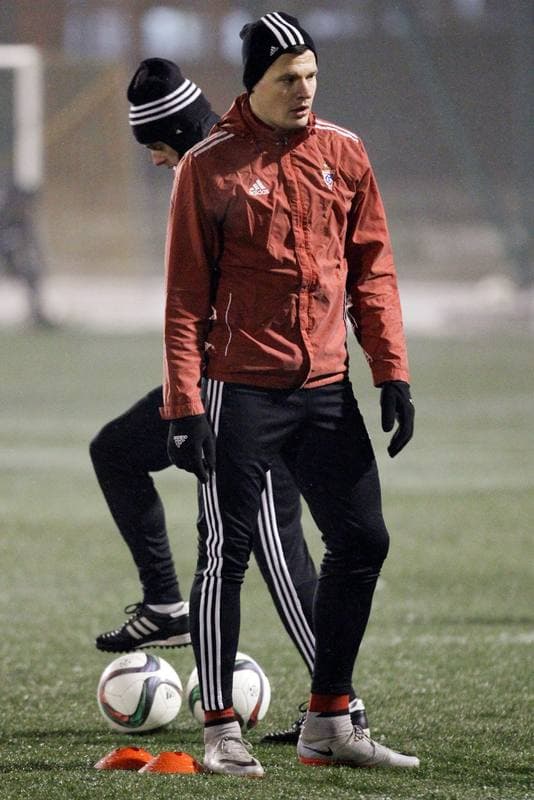 Football. Gornik Zabrze. Training. 07.01.2016