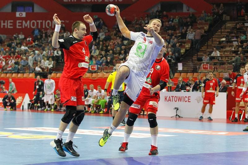 Handball. EHF Euro 2016. Belarus - Norway. 19.01.2016