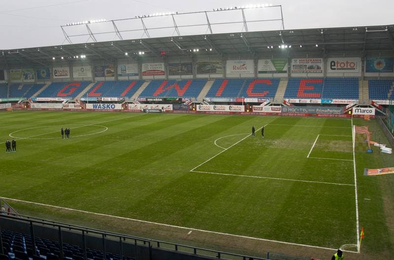 Football. Ekstraklasa. Piast Gliwice - Slask Wroclaw. 08.03.2016