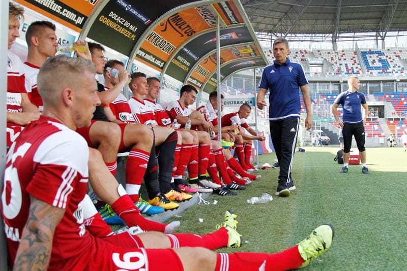 Football. Sparing. Gornik Zabrze - Karpaty Lwow. 11.07.2016