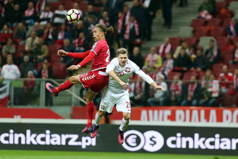 Football. World Cup Qualifiers. Poland - Denmark. 08.10.2016