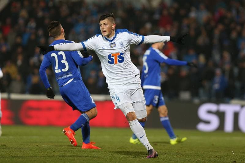 Football. Lotto Ekstraklasa. Ruch Chorzow - Lech Poznan. 04.11.2016