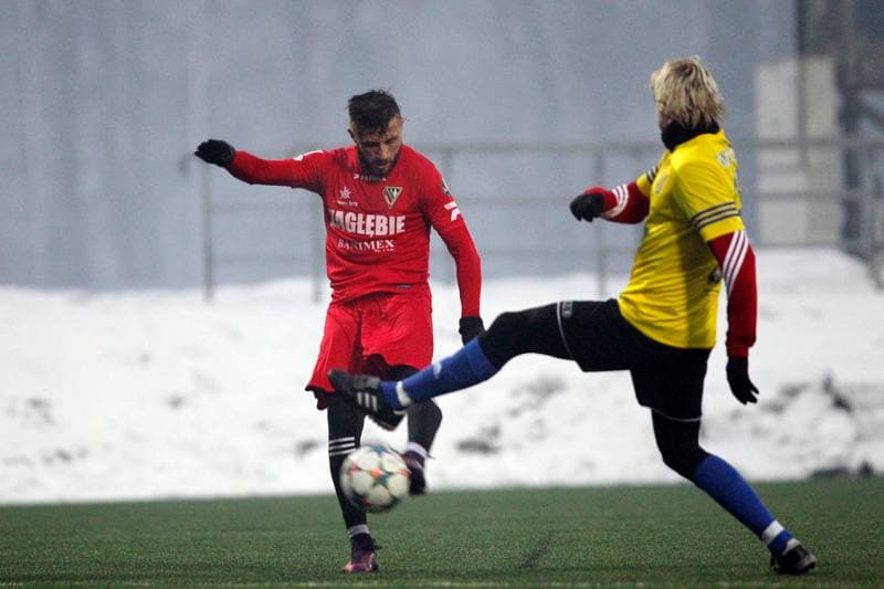 Football. Sparing. Zaglebie Sosnowiec - BKS Stal Bielsko-Biala. 01.02.2017