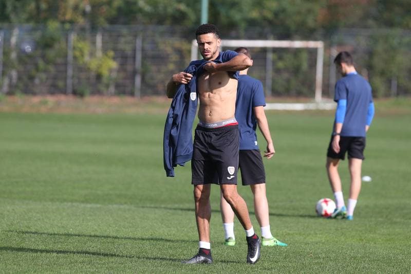 Football. Piast Gliwice. Training. 18.10.2017