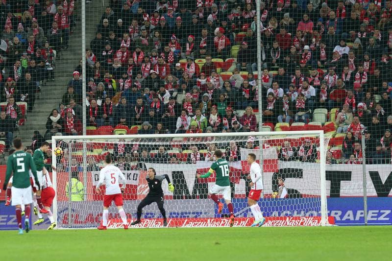 Football. International Friendly. Poland - Mexico. 13.11.2017