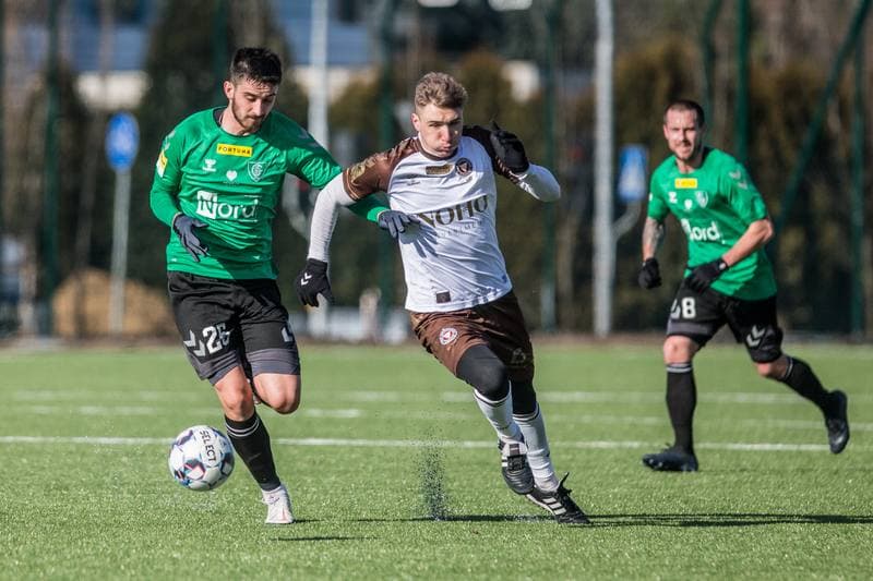 Football. Sparing. GKS Katowice - Garbarnia Krakow. 12.02.2022