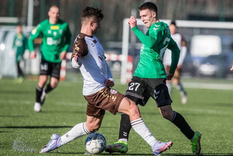 Football. Sparing. GKS Katowice - Garbarnia Krakow. 12.02.2022