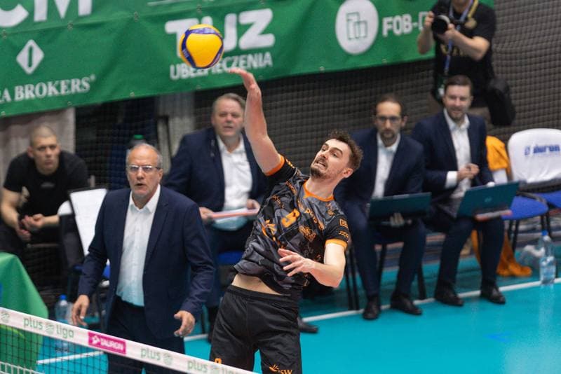 Volleyball. PlusLiga. Aluron CMC Warta Zawiercie - Jastrzebski Wegiel. 24.04.2024