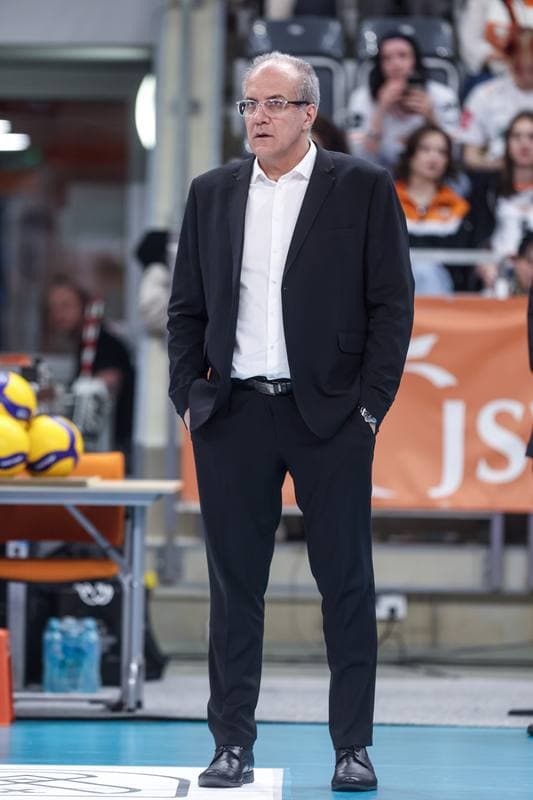 Volleyball. PlusLiga. Jastrzebski Wegiel - PGE GiEK Skra Belchatow. 09.02.2025