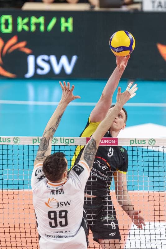 Volleyball. PlusLiga. Jastrzebski Wegiel - PGE GiEK Skra Belchatow. 09.02.2025