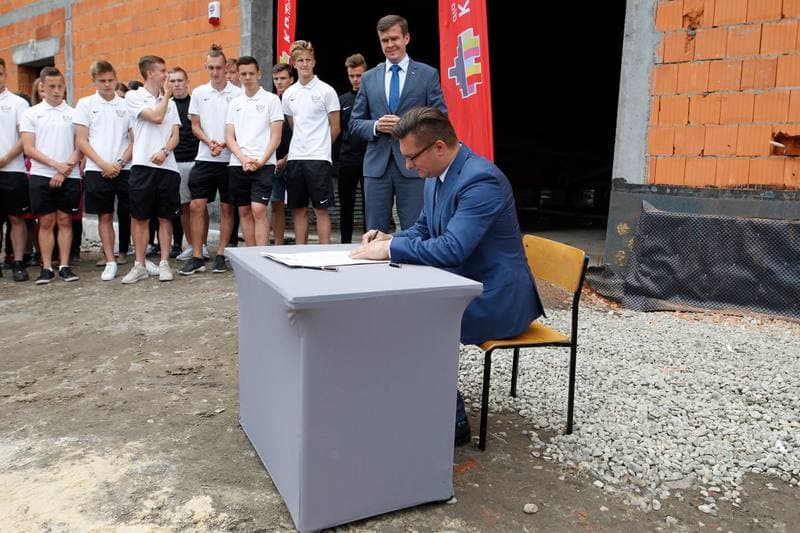 Football. Katowice. Press Conference. 11.05.2018