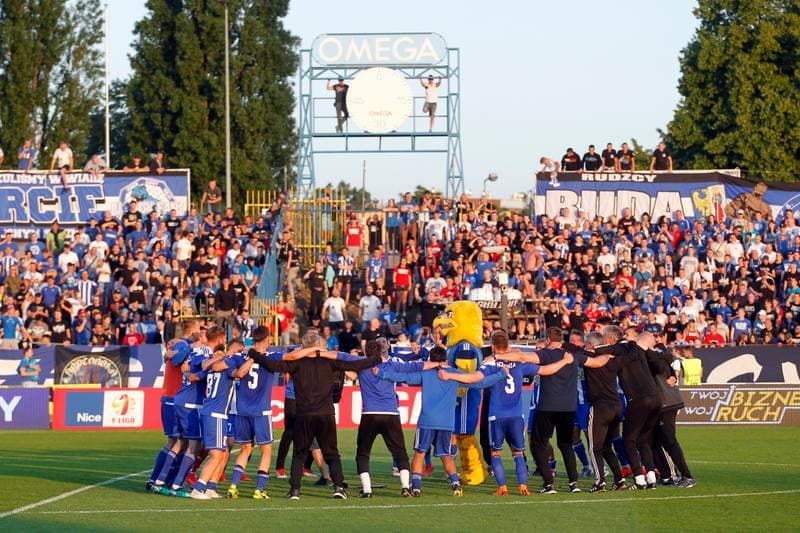 Football. Nice I Liga. Ruch Chorzow - GKS Katowice. 12.05.2018