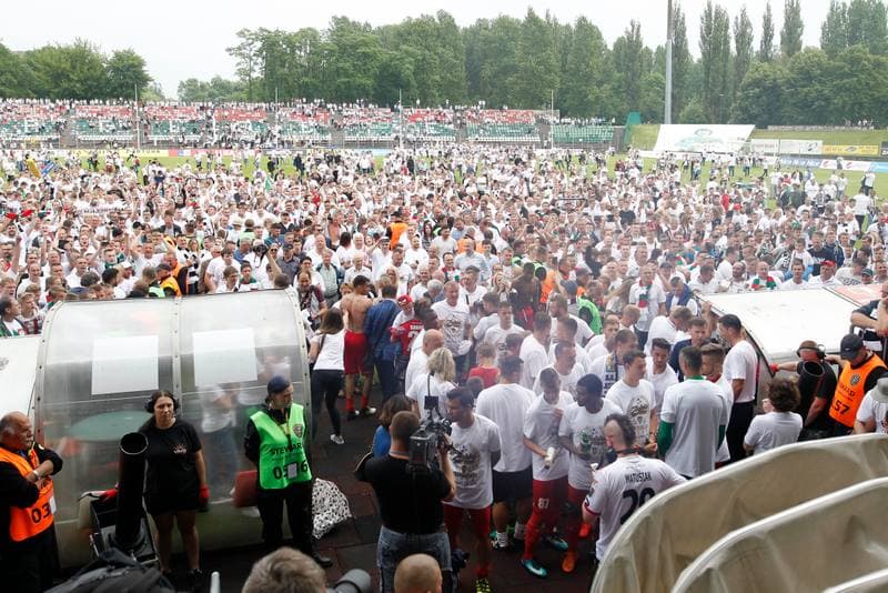Football. Nice I Liga. Zaglebie Sosnowiec - GKS Tychy. 03.06.2018