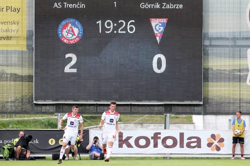Football. UEFA Europa League. AS Trencin - Gornik Zabrze. 02.08.2018