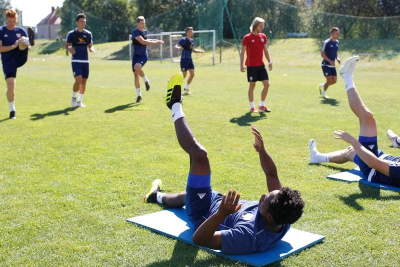 Football. Piast Gliwice. Training. 07.08.2018