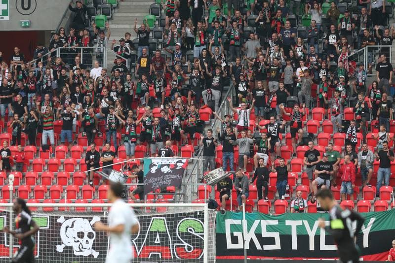 Football. Fortuna I Liga. GKS Tychy - Warta Poznan. 01.09.2018