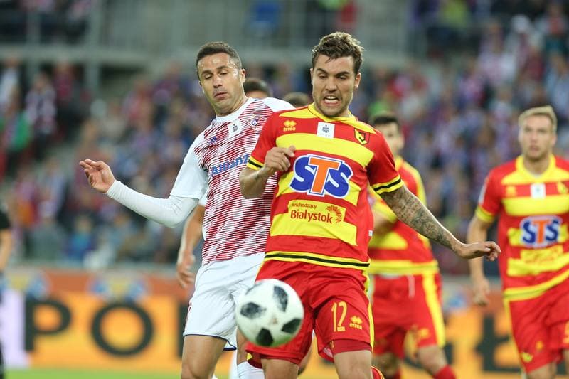 Football. Lotto Ekstraklasa. Gornik Zabrze - Jagiellonia Bialystok. 23.09.2018