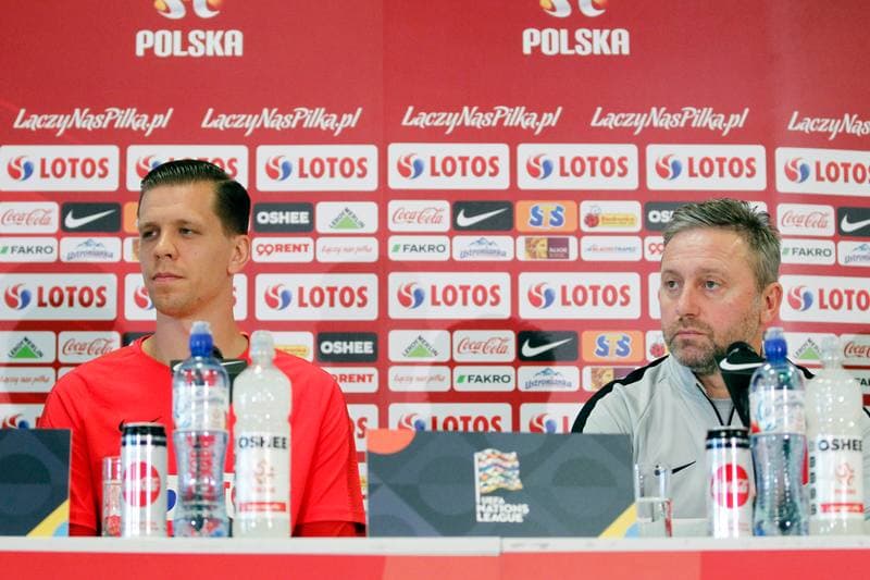 Football. Poland national team. Press Conference. 13.10.2018