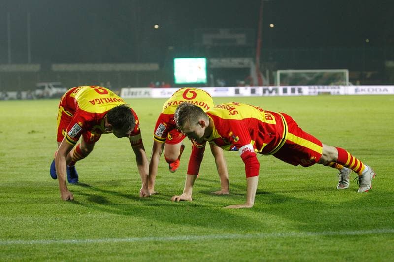 Football. Lotto Ekstraklasa. Zaglebie Sosnowiec - Jagiellonia Bialystok. 05.11.2018