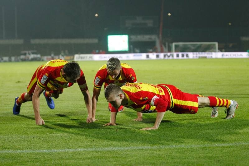 Football. Lotto Ekstraklasa. Zaglebie Sosnowiec - Jagiellonia Bialystok. 05.11.2018