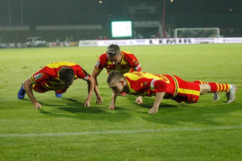 Football. Lotto Ekstraklasa. Zaglebie Sosnowiec - Jagiellonia Bialystok. 05.11.2018