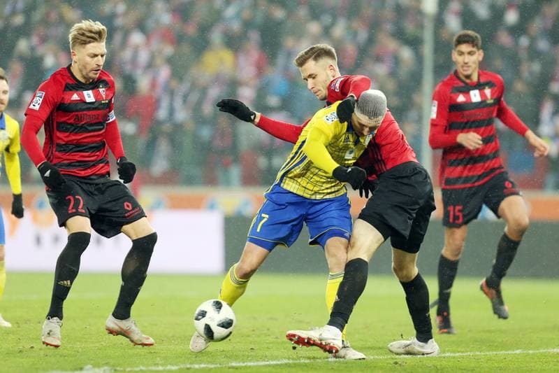 Football. Lotto Ekstraklasa. Gornik Zabrze - Arka Gdynia. 15.12.2018