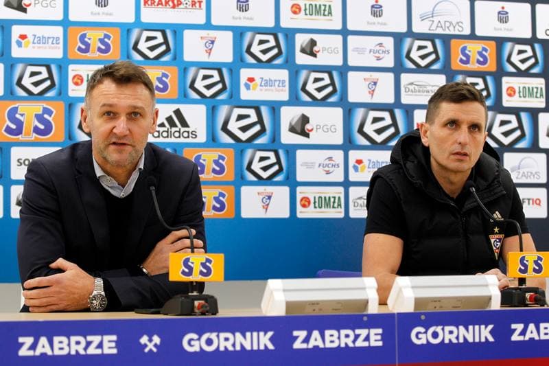 Football. Gornik Zabrze. Press Conference. 11.01.2019