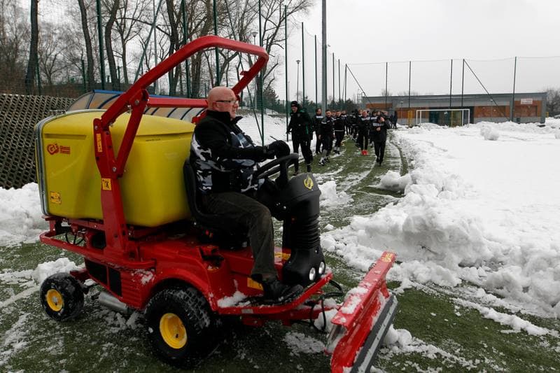 Football. GKS Katowice. Training. 14.01.2019