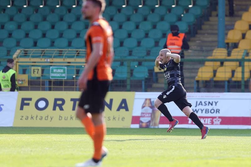 Football. Fortuna I Liga. GKS Katowice - Chrobry Glogow. 07.04.2019