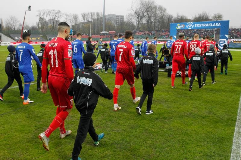 Football. Lotto Ekstraklasa. Zaglebie Sosnowiec - Wisla Plock. 13.04.2019