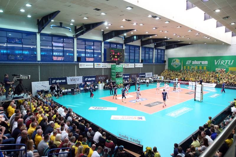 Volleyball. PlusLiga. Aluron Virtu Warta Zawiercie - ZAKSA Kedzierzyn-Kozle. 17.04.2019