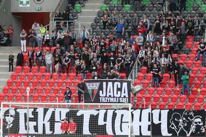 Football. Fortuna I Liga. GKS Tychy - Puszcza Niepolomice. 20.04.2019