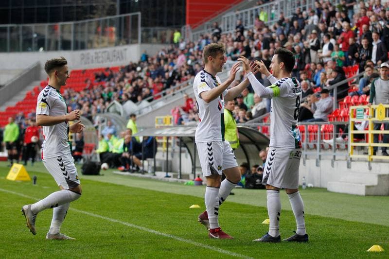 Football. Fortuna I Liga. GKS Tychy - Puszcza Niepolomice. 20.04.2019