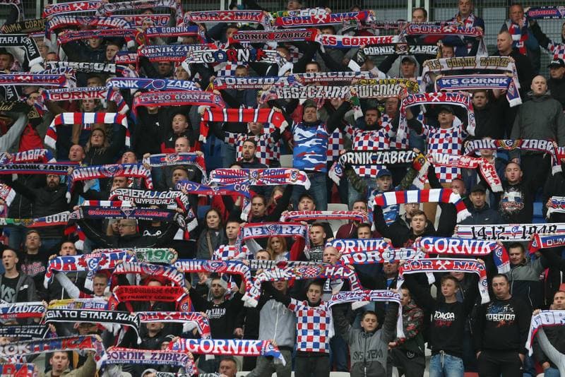 Football. Lotto Ekstraklasa. Gornik Zabrze - Zaglebie Sosnowiec. 29.04.2019