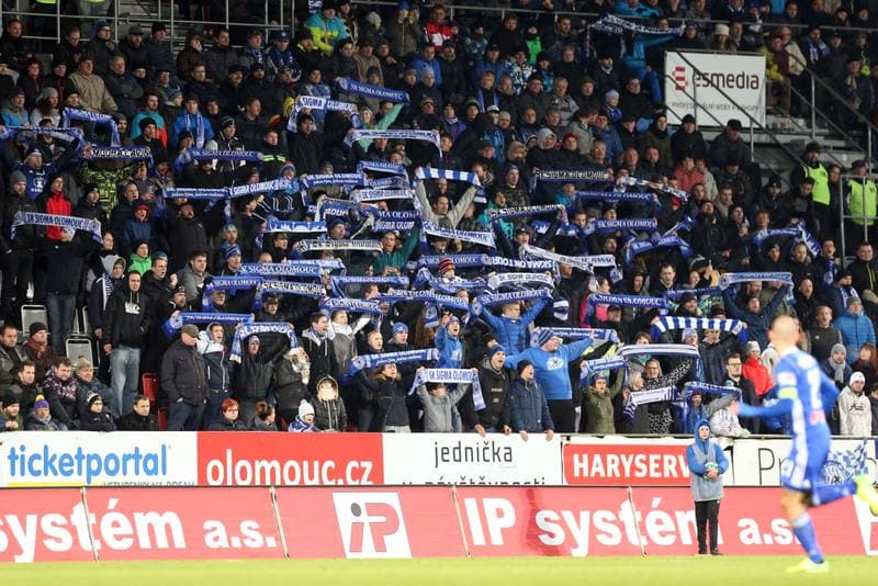 Football. Het Liga. Sigma Olomouc - Sparta Prague. 26.11.2017