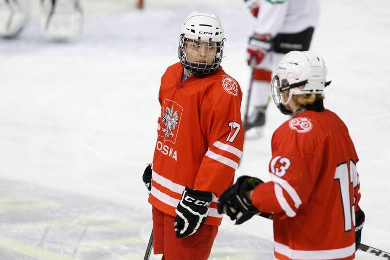 Ice Hockey. Women's U18 Olympic Hopes Tournament. Poland - Hungary. 17.12.2017