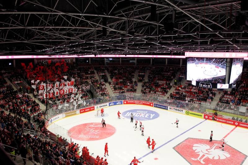 Ice Hockey. Champions Hockey League. Ocelari Trinec - JYP Jyvaskyla. 16.01.2018