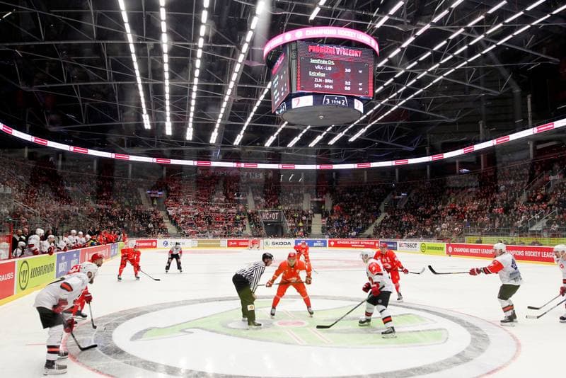 Ice Hockey. Champions Hockey League. Ocelari Trinec - JYP Jyvaskyla. 16.01.2018