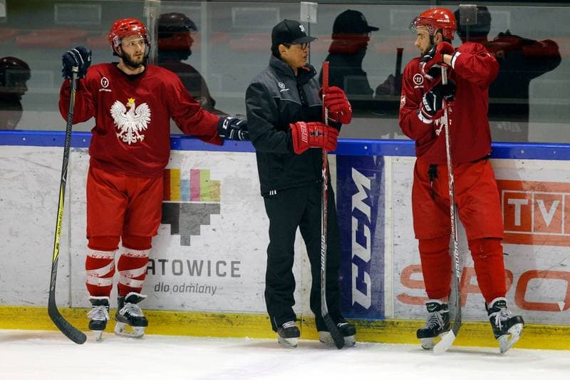 Ice Hockey. Poland national team. Training. 13.02.2018