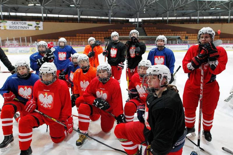 Ice Hockey. Poland national team. Training. 15.02.2018