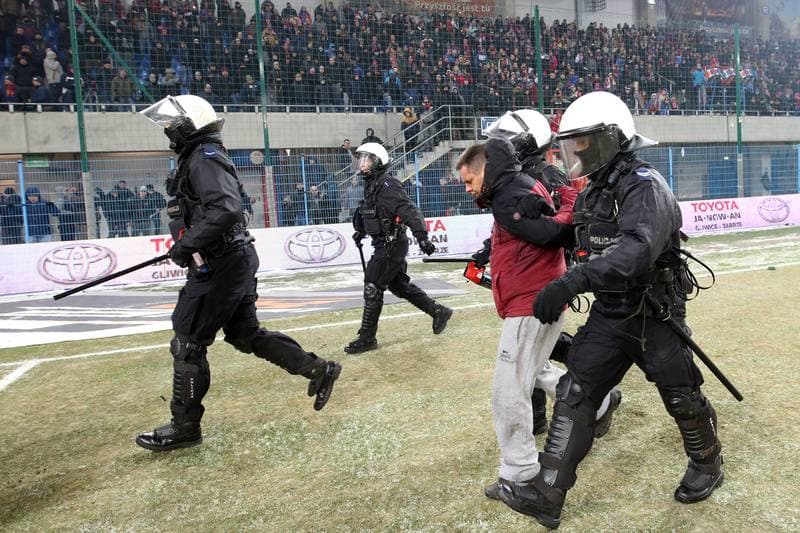Football. Lotto Ekstraklasa. Piast Gliwice - Gornik Zabrze. 03.03.2018