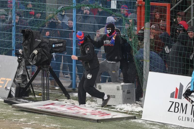 Football. Lotto Ekstraklasa. Piast Gliwice - Gornik Zabrze. 03.03.2018