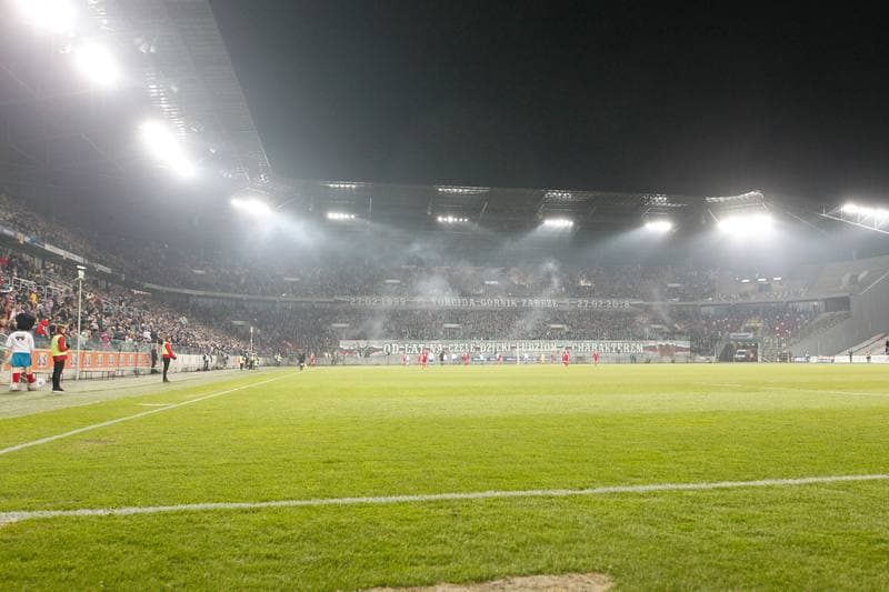 Football. Sparing. Gornik Zabrze - Hajduk Split. 24.03.2018