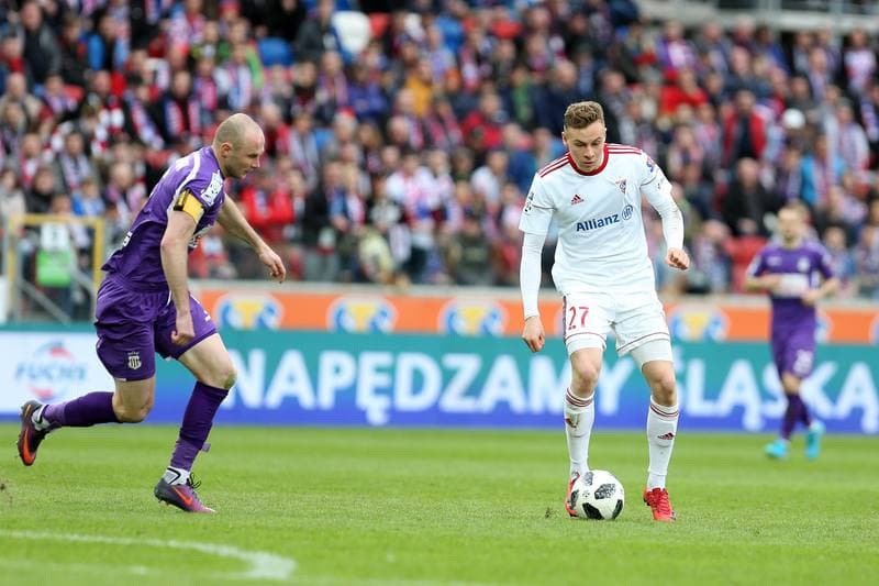Football. Lotto Ekstraklasa. Gornik Zabrze - Sandecja Nowy Sacz. 31.03.2018