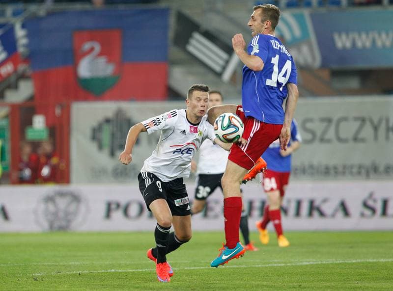 Football. T-Mobile Ekstraklasa. Piast Gliwice - GKS Belchatow. 19.05.2015