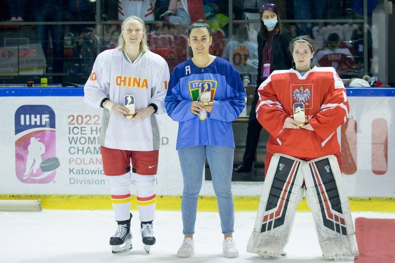 Ice Hockey. Women's World Championship Division 1B. Poland - China. 14.04.2022