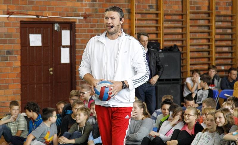 Volleyball. Poland. Press Conference. 07.10.2015